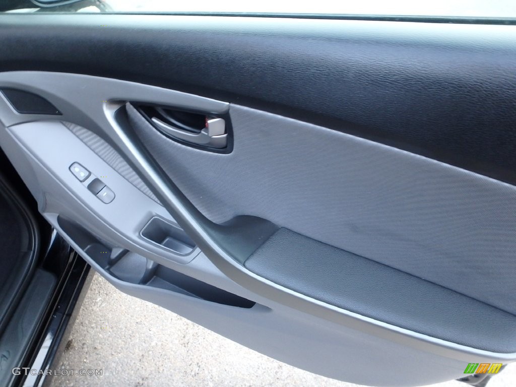 2012 Elantra GLS - Black Diamond / Gray photo #12