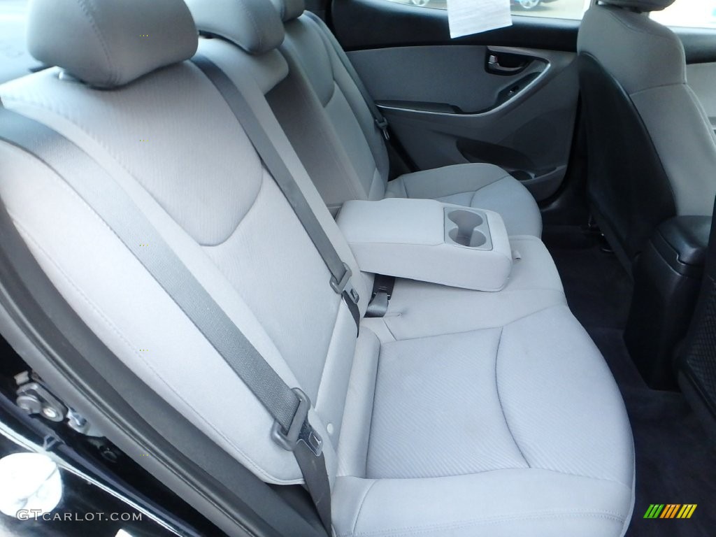 2012 Elantra GLS - Black Diamond / Gray photo #13
