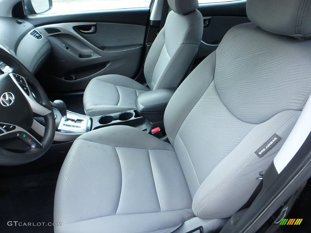 2012 Elantra GLS - Black Diamond / Gray photo #15