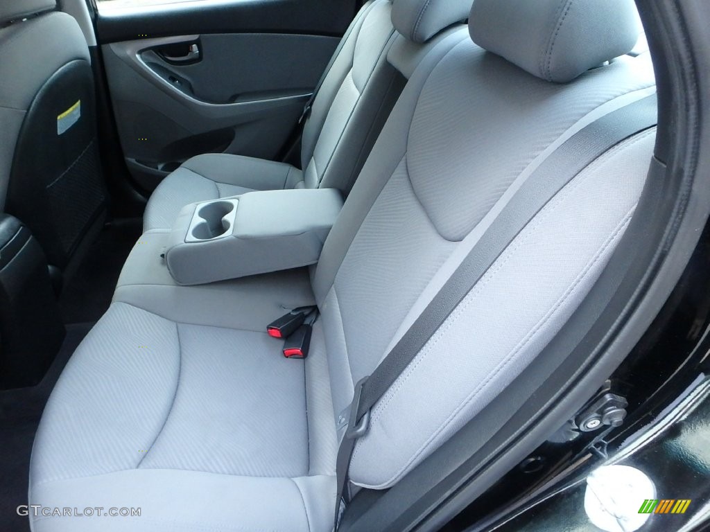 2012 Elantra GLS - Black Diamond / Gray photo #16