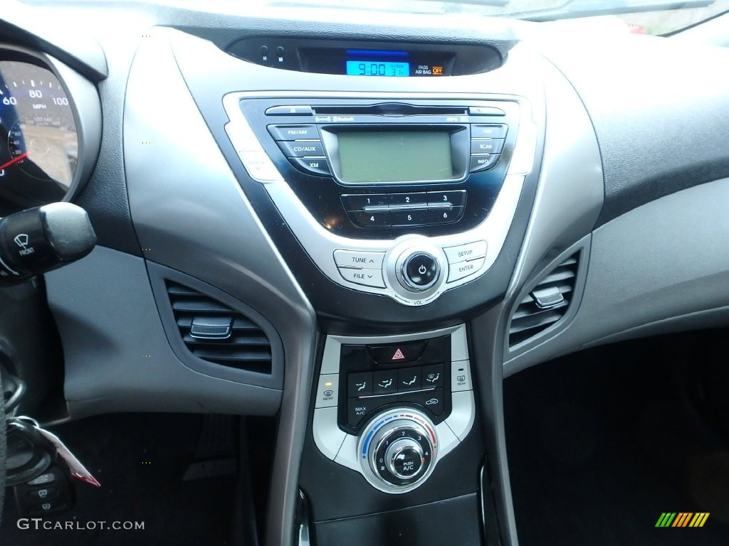 2012 Elantra GLS - Black Diamond / Gray photo #23