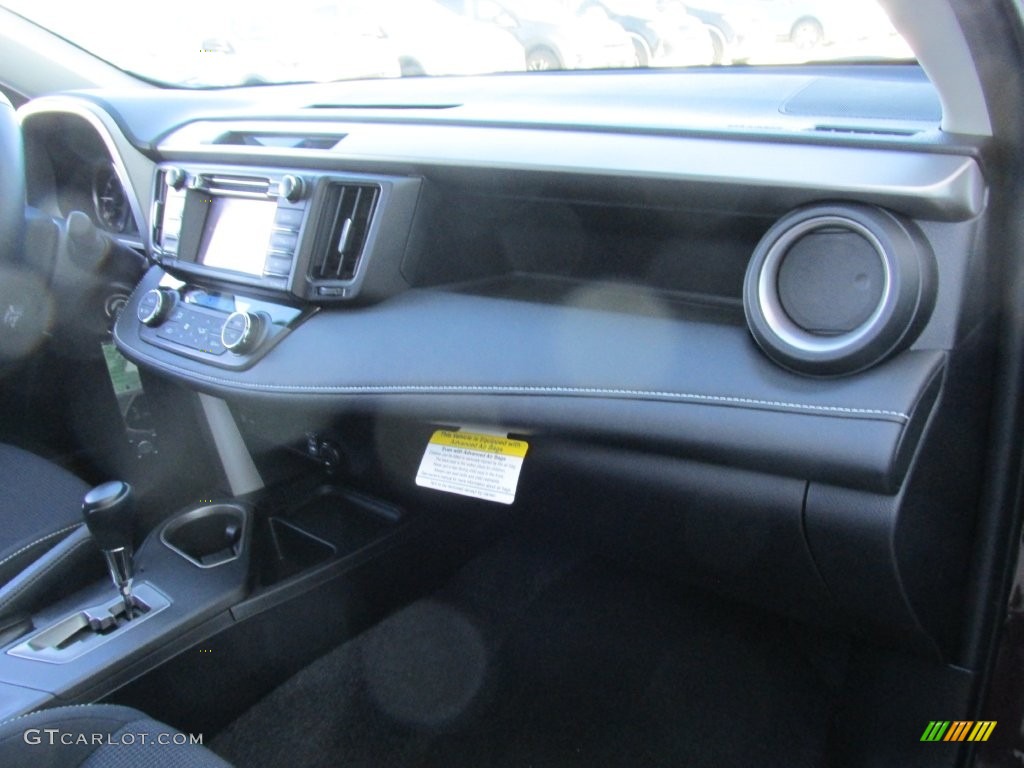 2016 RAV4 XLE - Black Currant Metallic / Black photo #17
