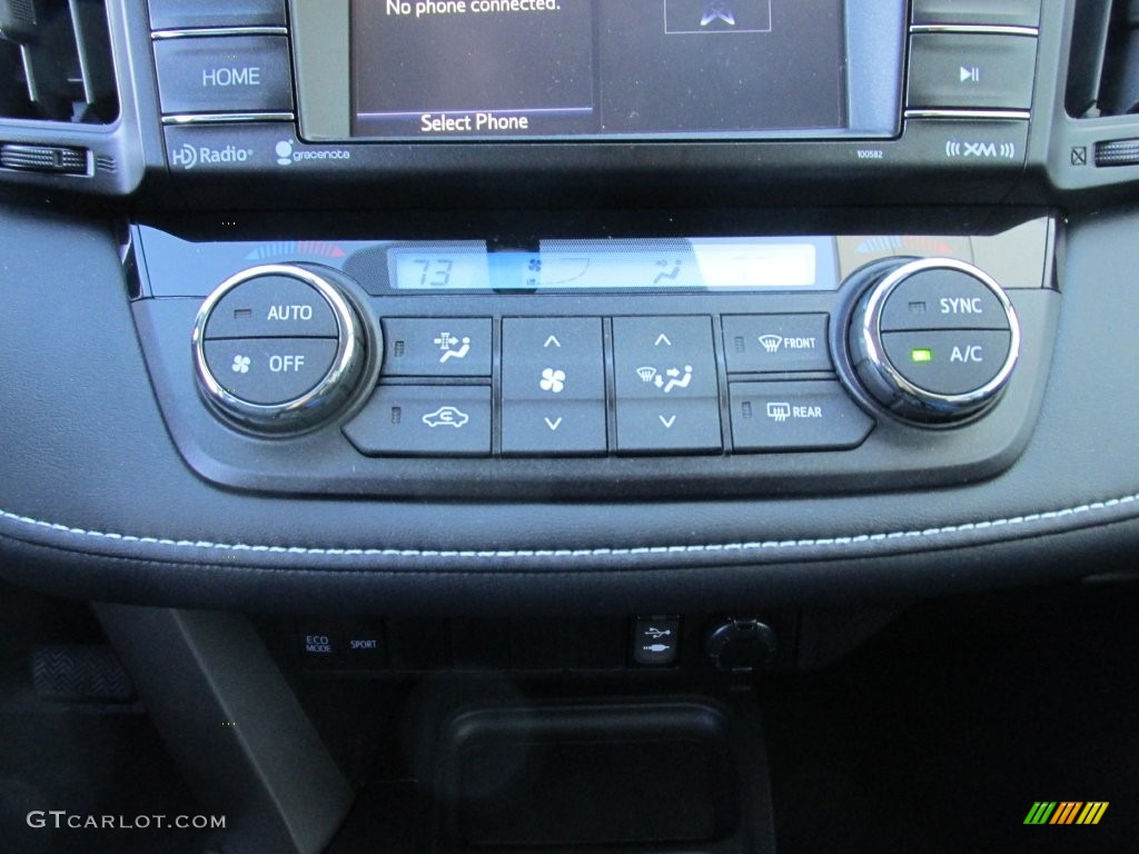 2016 RAV4 XLE - Black Currant Metallic / Black photo #28