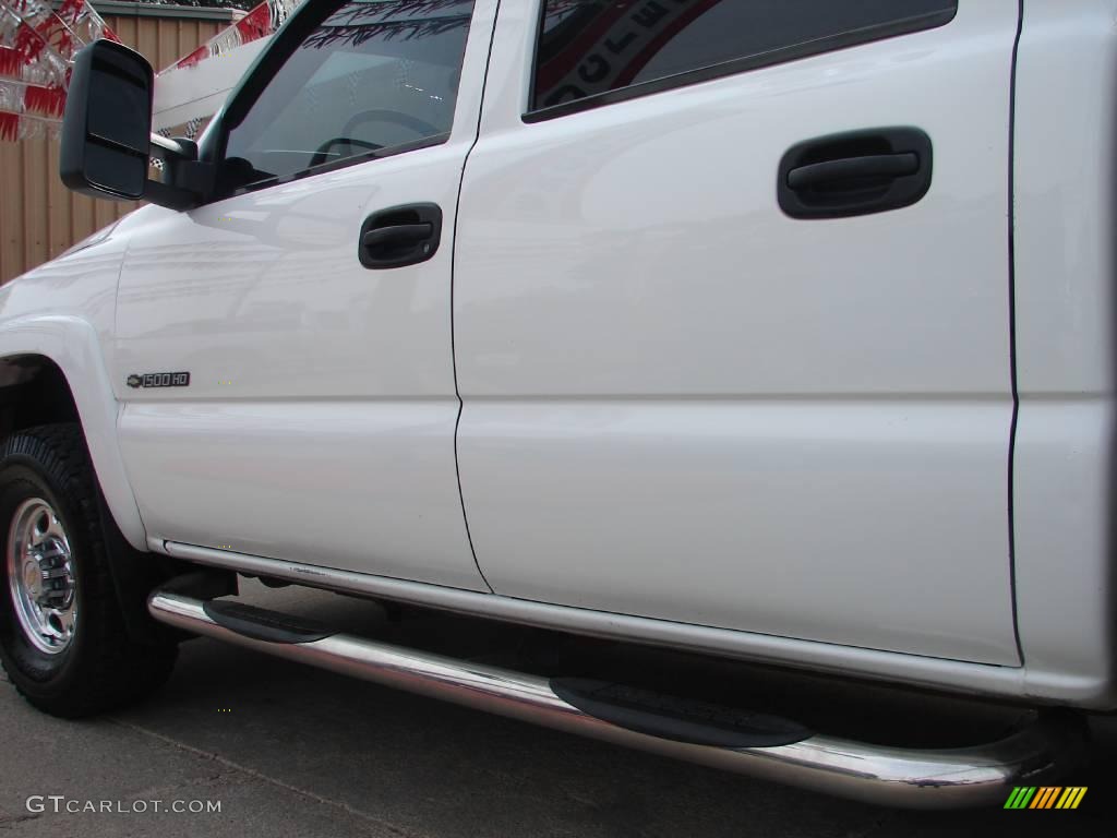 2001 Silverado 1500 LT Crew Cab 4x4 - Summit White / Medium Gray photo #5