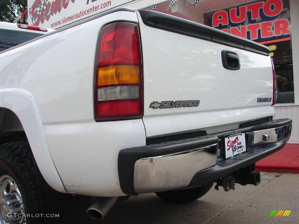 2001 Silverado 1500 LT Crew Cab 4x4 - Summit White / Medium Gray photo #7