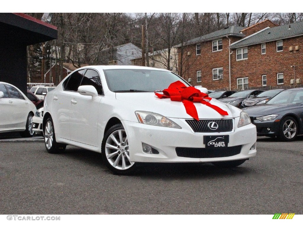 2009 IS 250 AWD - Glacier Frost Mica / Light Gray photo #1