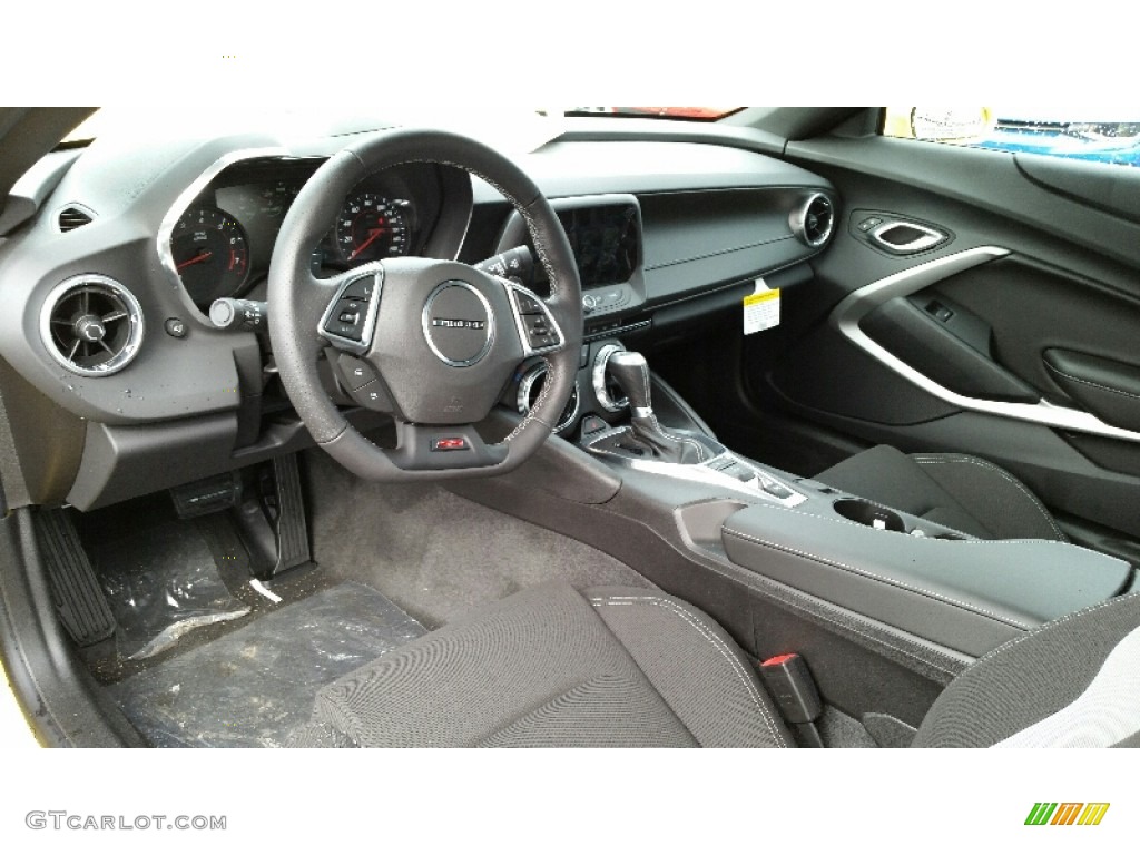 Jet Black Interior 2016 Chevrolet Camaro SS Coupe Photo #110672969