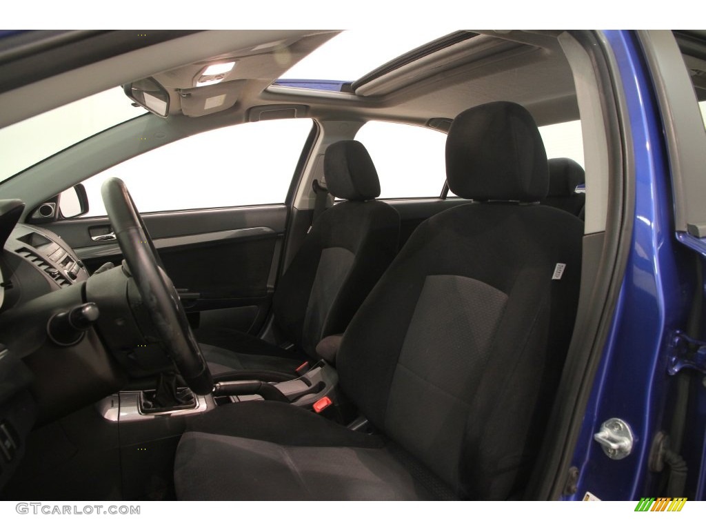 2010 Lancer GTS - Octane Blue Metallic / Black photo #5