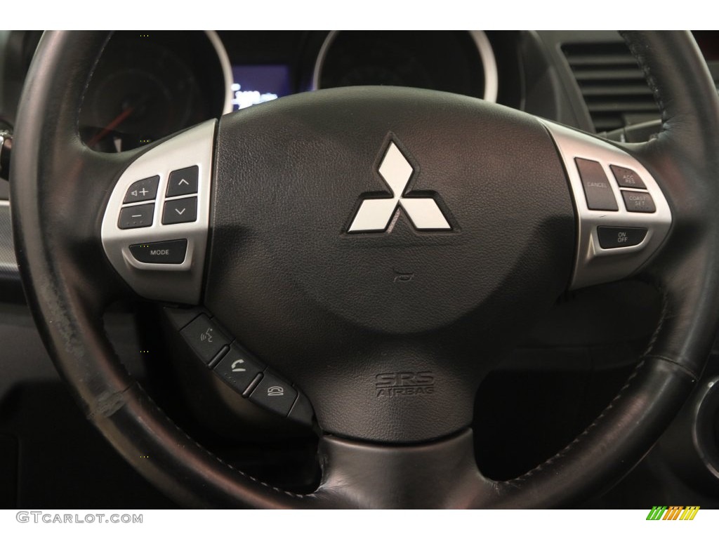 2010 Lancer GTS - Octane Blue Metallic / Black photo #6