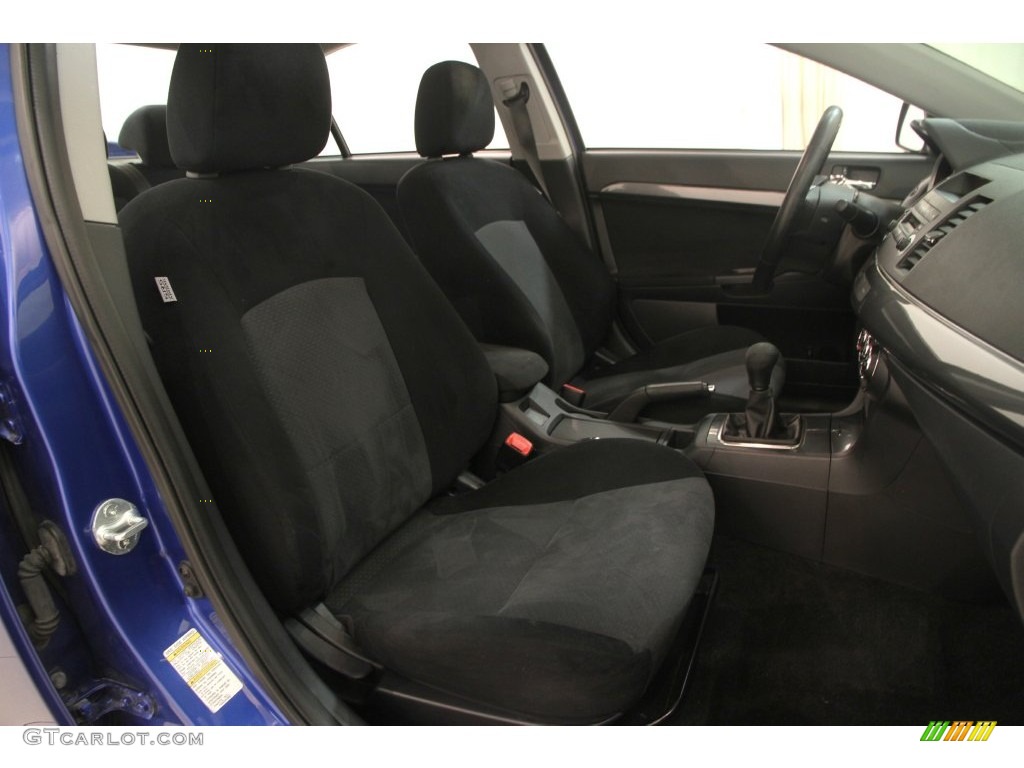 2010 Lancer GTS - Octane Blue Metallic / Black photo #11