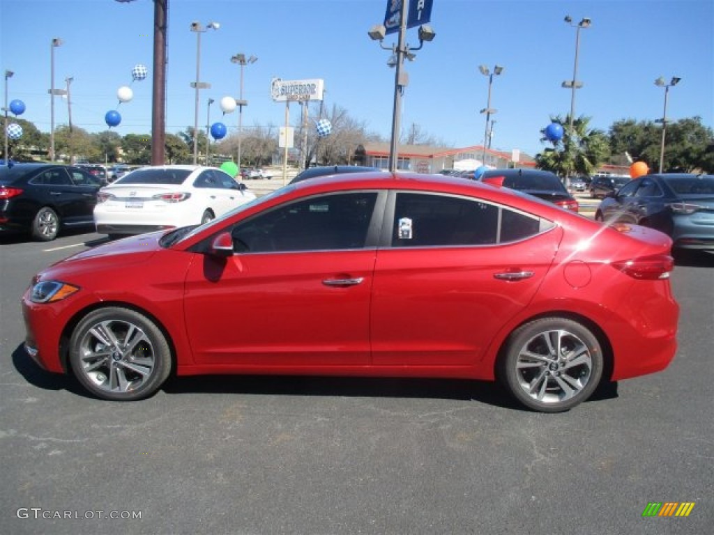 Red 2017 Hyundai Elantra Limited Exterior Photo #110675803
