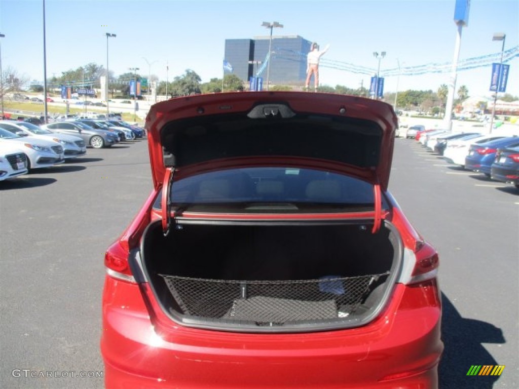 2017 Elantra Limited - Red / Beige photo #18