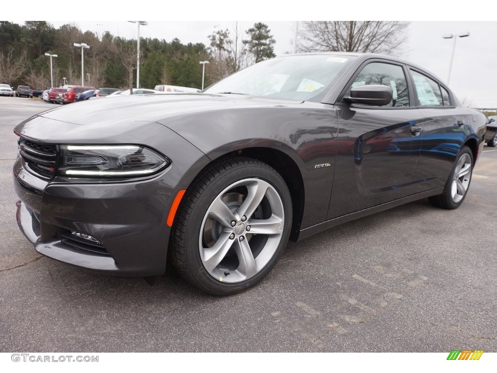 2016 Charger R/T - Granite Crystal Metallic / Black photo #1