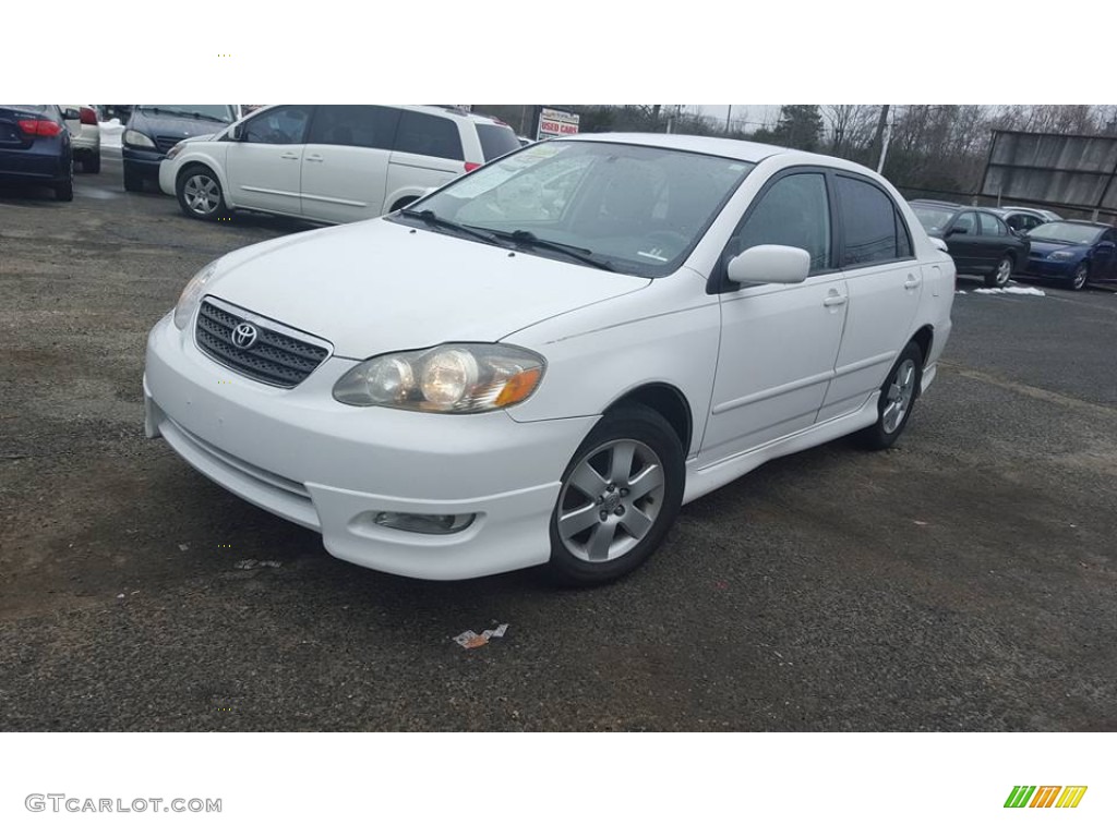 2005 Corolla S - Super White / Black photo #1