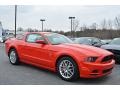 2014 Race Red Ford Mustang V6 Premium Coupe  photo #1