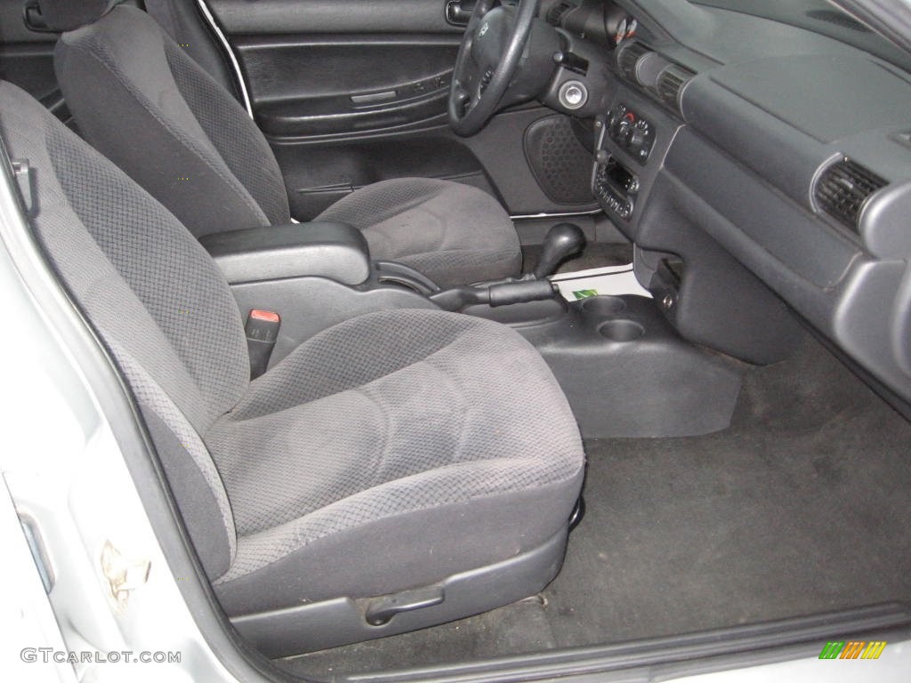 2006 Stratus SXT Sedan - Silver Steel Metallic / Dark Slate Grey photo #9