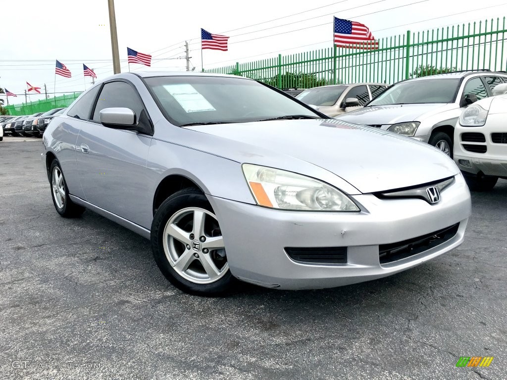 2004 Accord EX-L Coupe - Satin Silver Metallic / Black photo #1