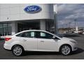 White Platinum - Focus Titanium Sedan Photo No. 2