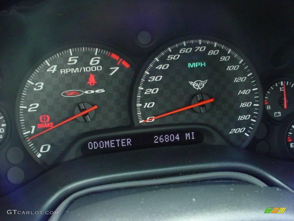 2003 Corvette Z06 - Quicksilver Metallic / Black photo #20