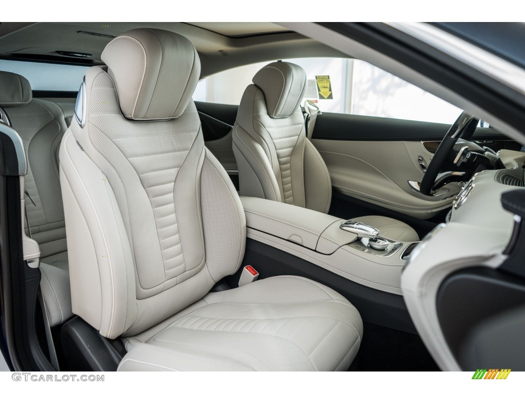 Crystal Grey/Seashell Grey Interior 2016 Mercedes-Benz S 550 4Matic Coupe Photo #110682530