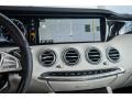 2016 Mercedes-Benz S Crystal Grey/Seashell Grey Interior Navigation Photo
