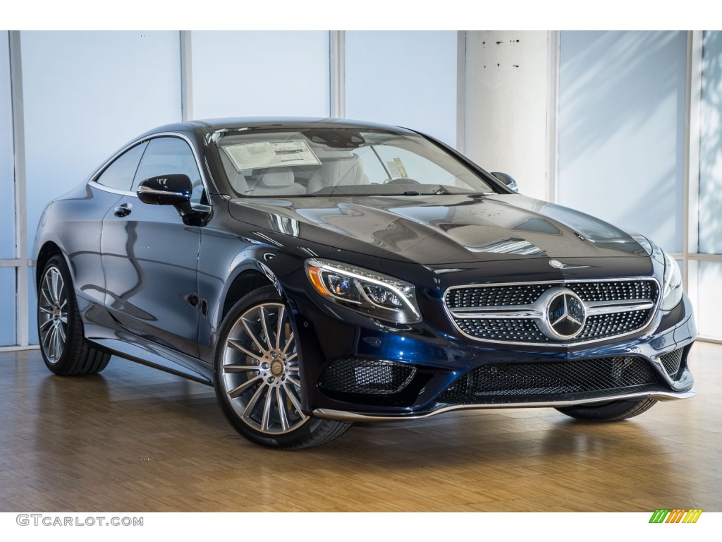 Lunar Blue Metallic 2016 Mercedes-Benz S 550 4Matic Coupe Exterior Photo #110682881