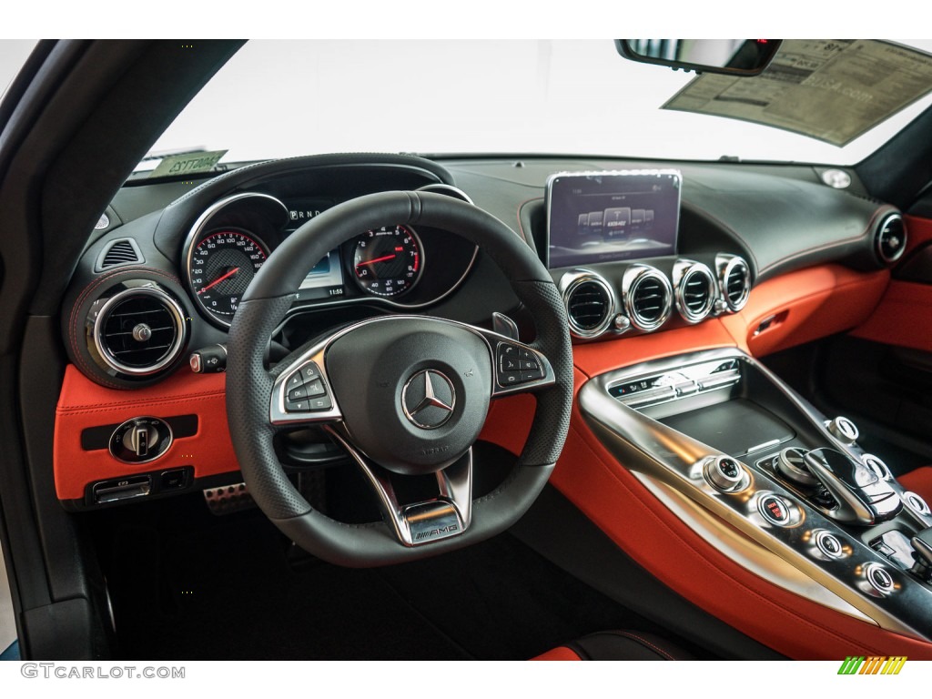Red Pepper/Black Interior 2016 Mercedes-Benz AMG GT S Coupe Photo #110683076