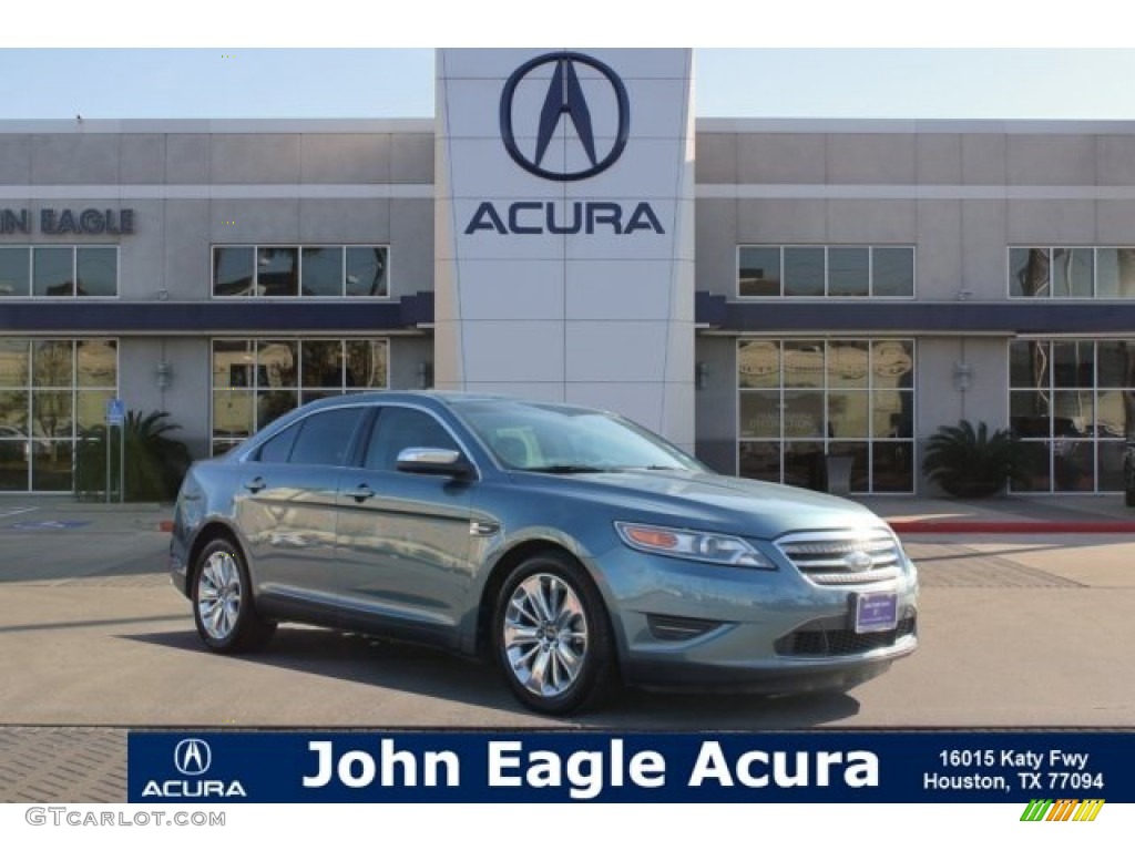 2010 Taurus Limited - Steel Blue Metallic / Light Stone photo #1