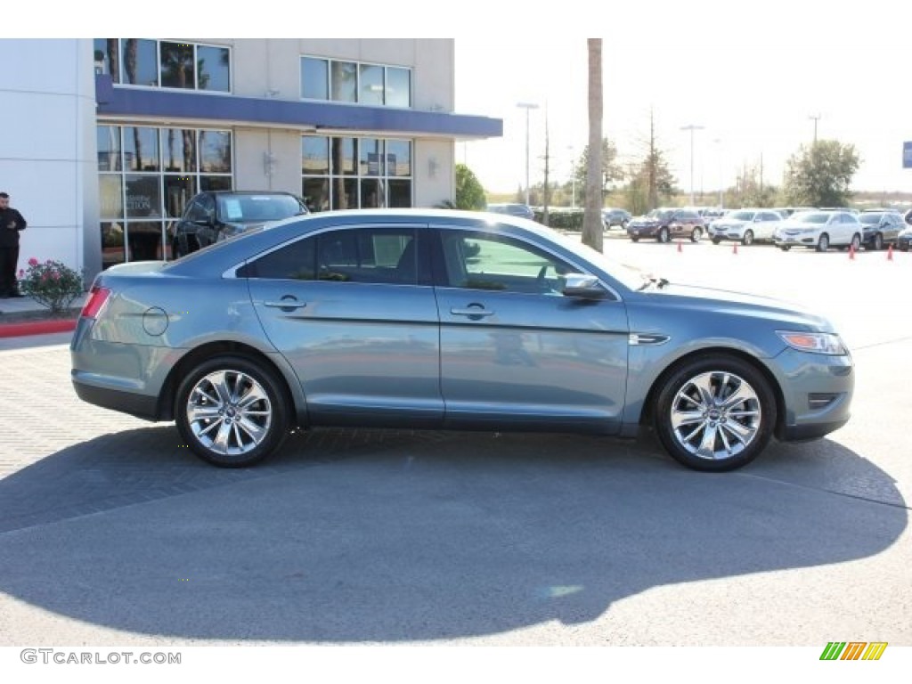 2010 Taurus Limited - Steel Blue Metallic / Light Stone photo #4