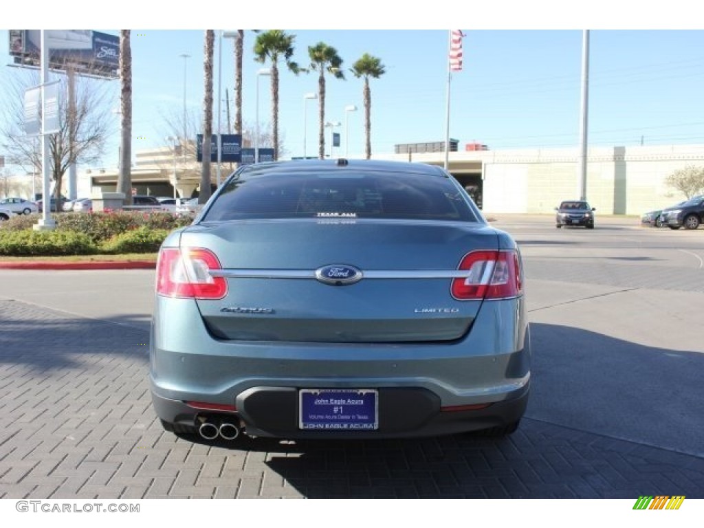 2010 Taurus Limited - Steel Blue Metallic / Light Stone photo #6