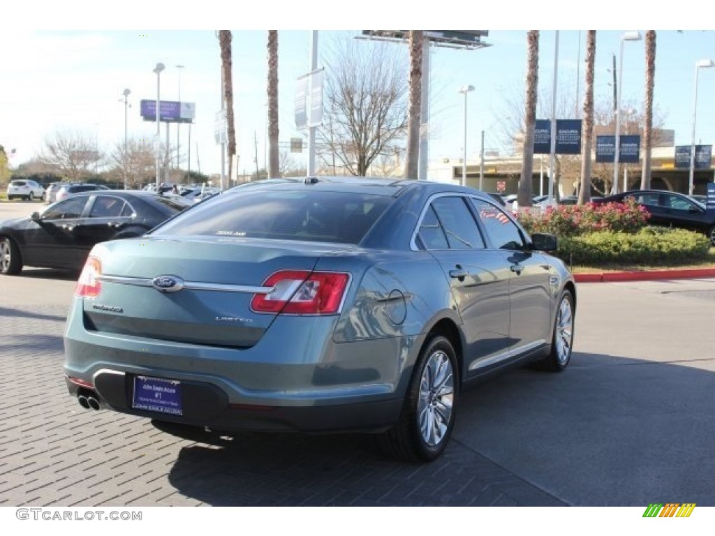 2010 Taurus Limited - Steel Blue Metallic / Light Stone photo #7