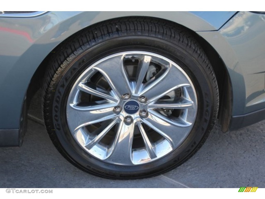 2010 Taurus Limited - Steel Blue Metallic / Light Stone photo #10
