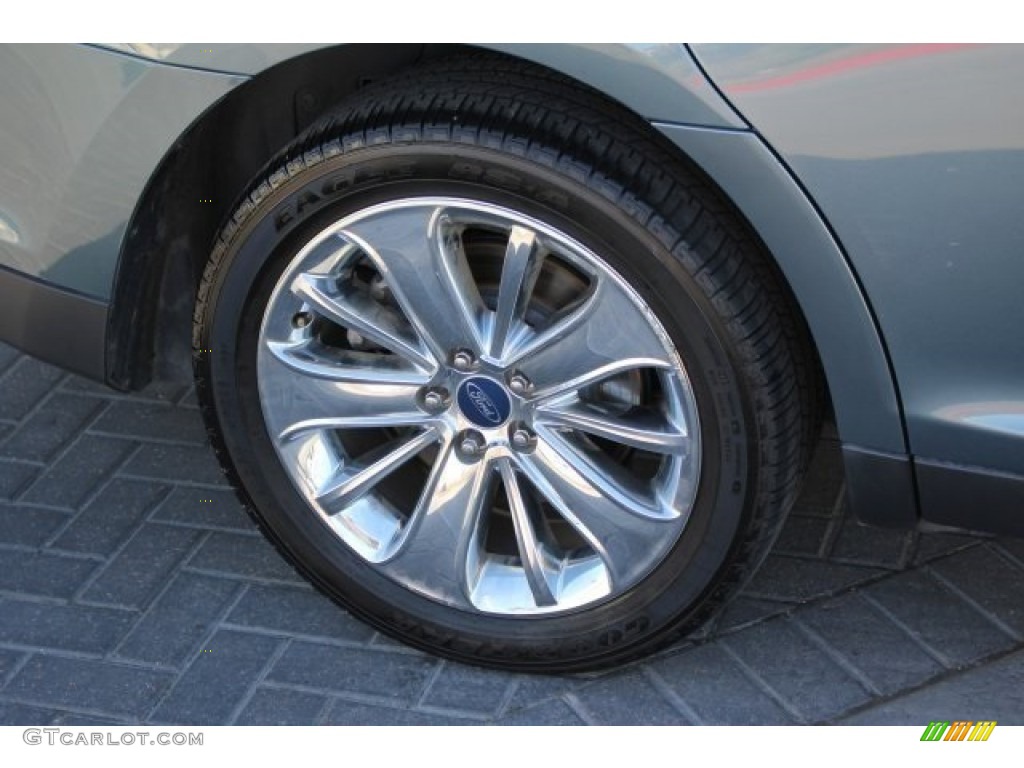 2010 Taurus Limited - Steel Blue Metallic / Light Stone photo #11
