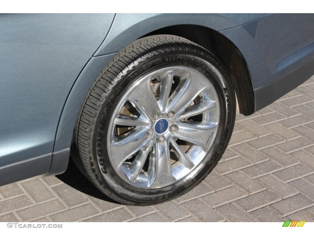 2010 Taurus Limited - Steel Blue Metallic / Light Stone photo #12