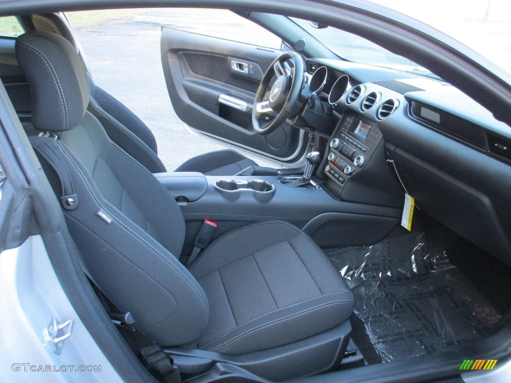 2016 Mustang V6 Coupe - Ingot Silver Metallic / Ebony photo #16