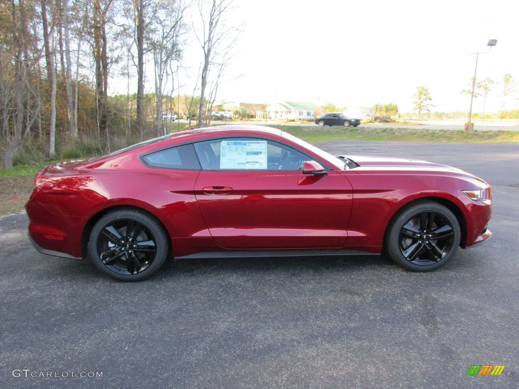 2016 Mustang EcoBoost Premium Coupe - Ruby Red Metallic / Ebony photo #2