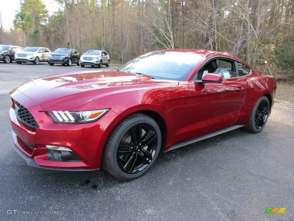 2016 Mustang EcoBoost Premium Coupe - Ruby Red Metallic / Ebony photo #7