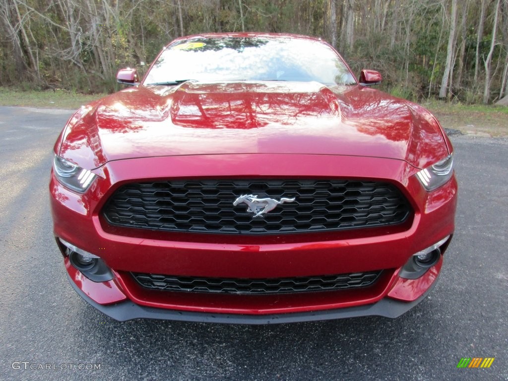 2016 Mustang EcoBoost Premium Coupe - Ruby Red Metallic / Ebony photo #8