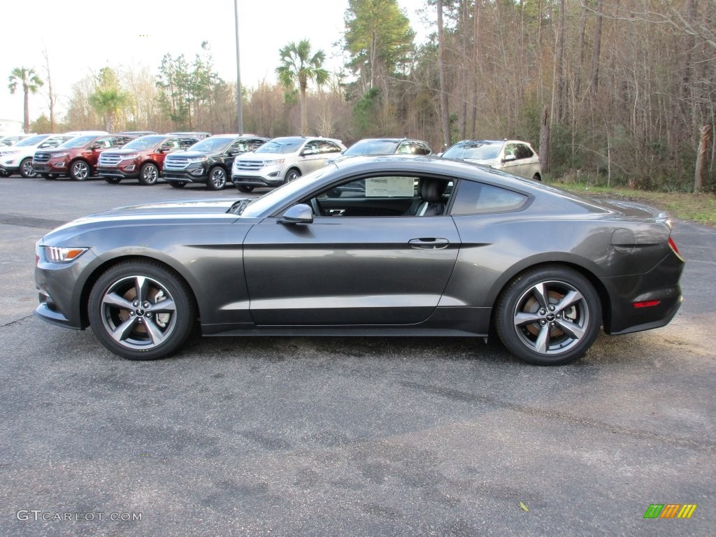 2016 Mustang EcoBoost Coupe - Magnetic Metallic / Ebony photo #6