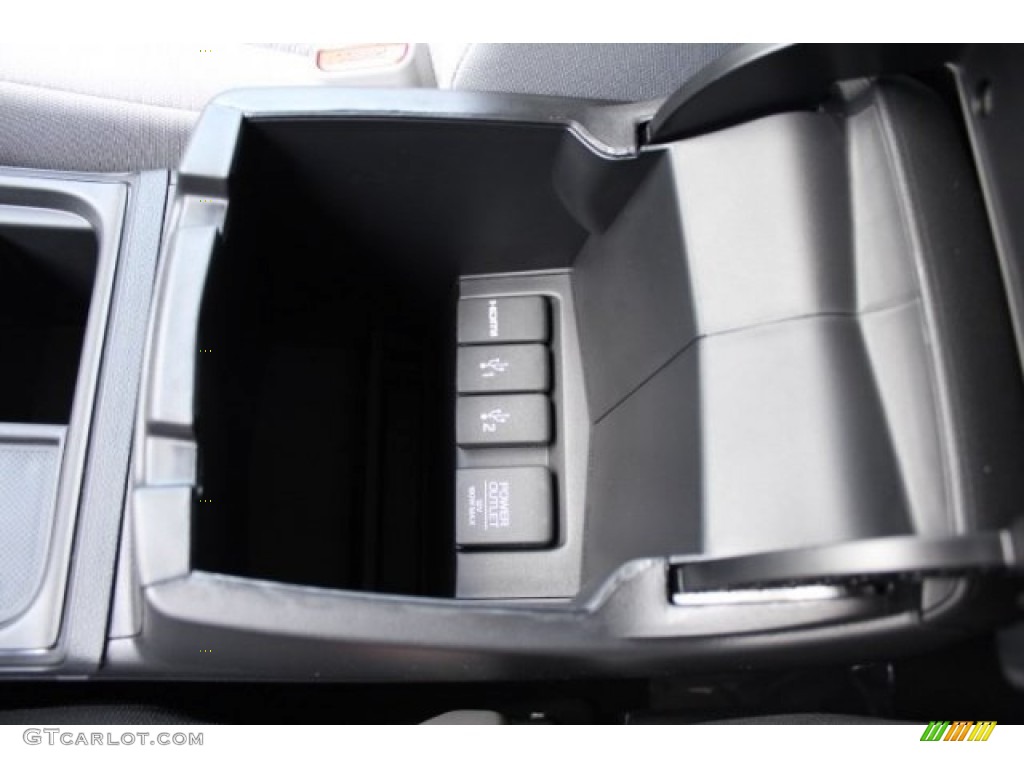 2016 CR-V EX - Obsidian Blue Pearl / Gray photo #24