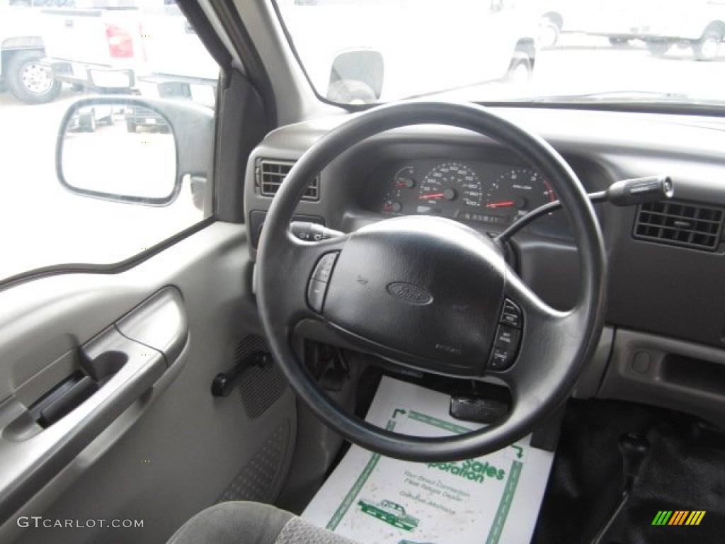 2002 F250 Super Duty XL SuperCab 4x4 - Oxford White / Medium Flint photo #19