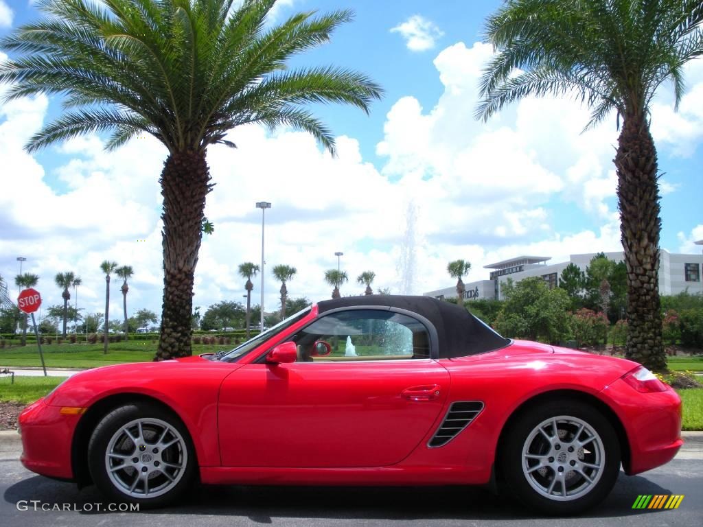 2007 Boxster  - Guards Red / Sand Beige photo #1
