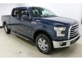 2016 Blue Jeans Ford F150 XLT SuperCrew 4x4  photo #3