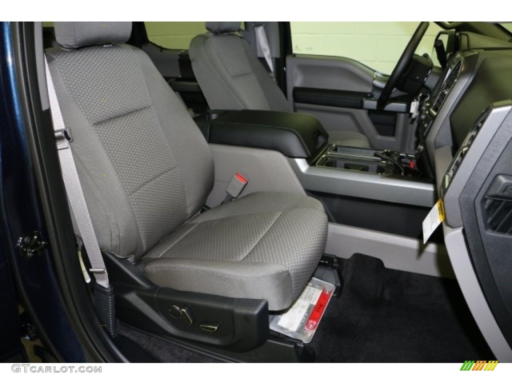 2016 F150 XLT SuperCrew 4x4 - Blue Jeans / Medium Earth Gray photo #9