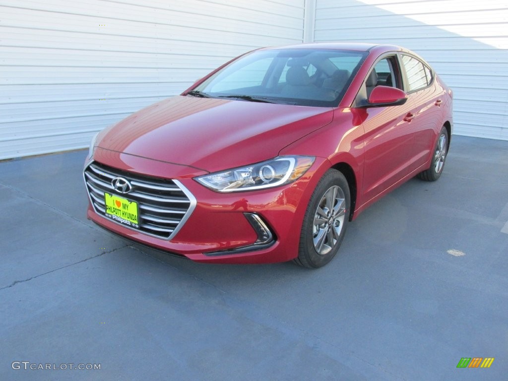 2017 Elantra SE - Red / Gray photo #7