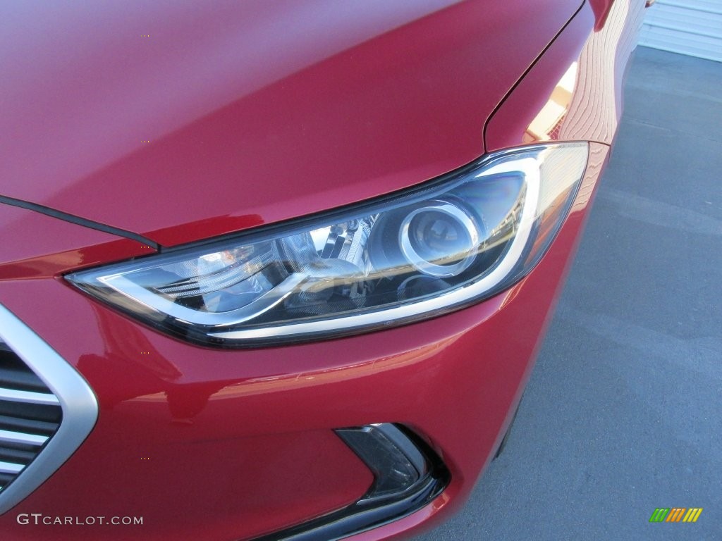 2017 Elantra SE - Red / Gray photo #9