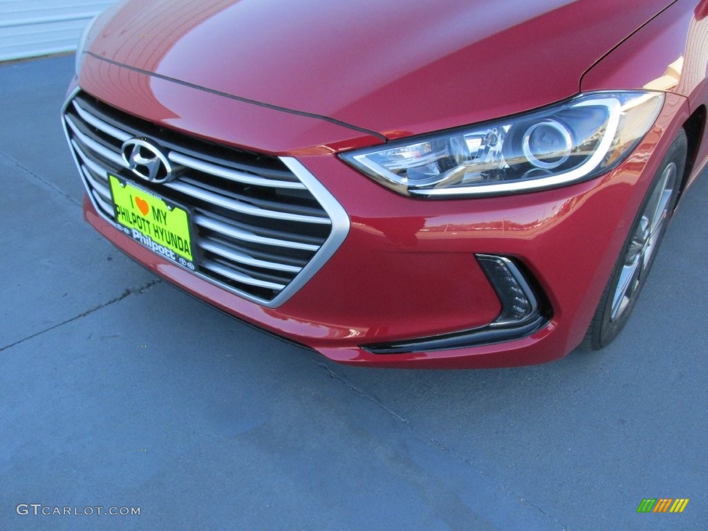 2017 Elantra SE - Red / Gray photo #10