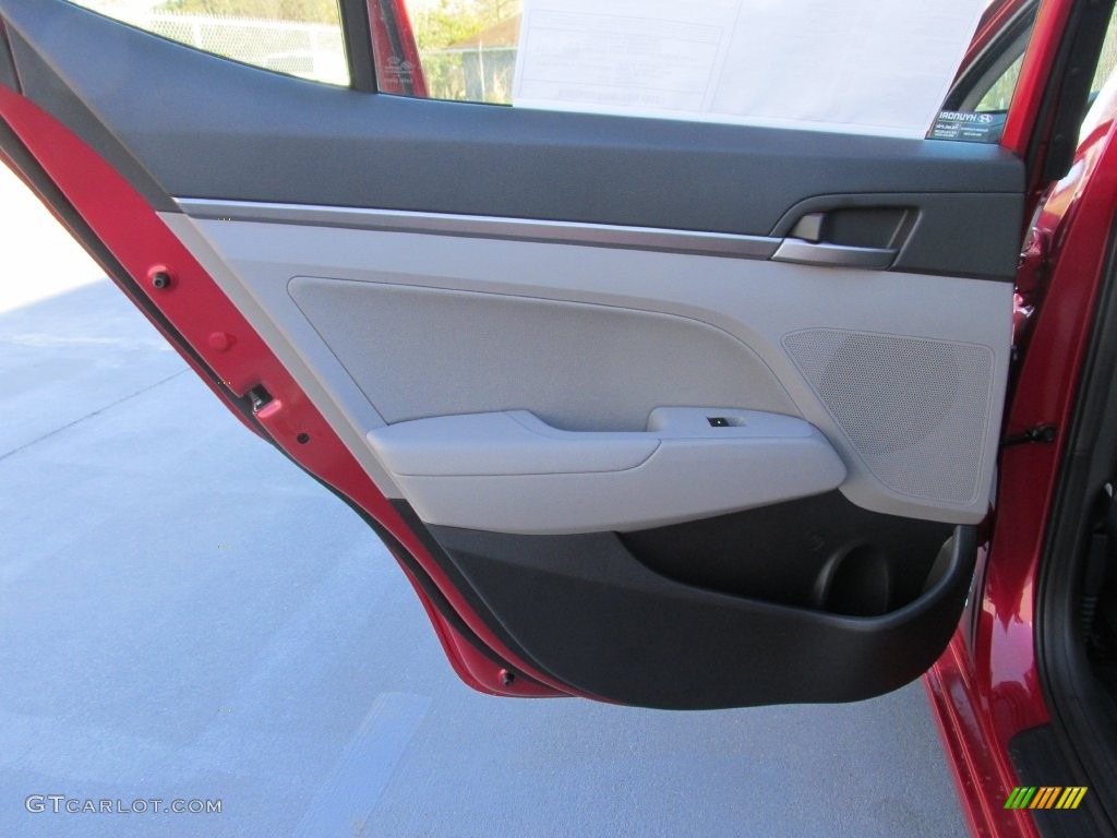 2017 Elantra SE - Red / Gray photo #17