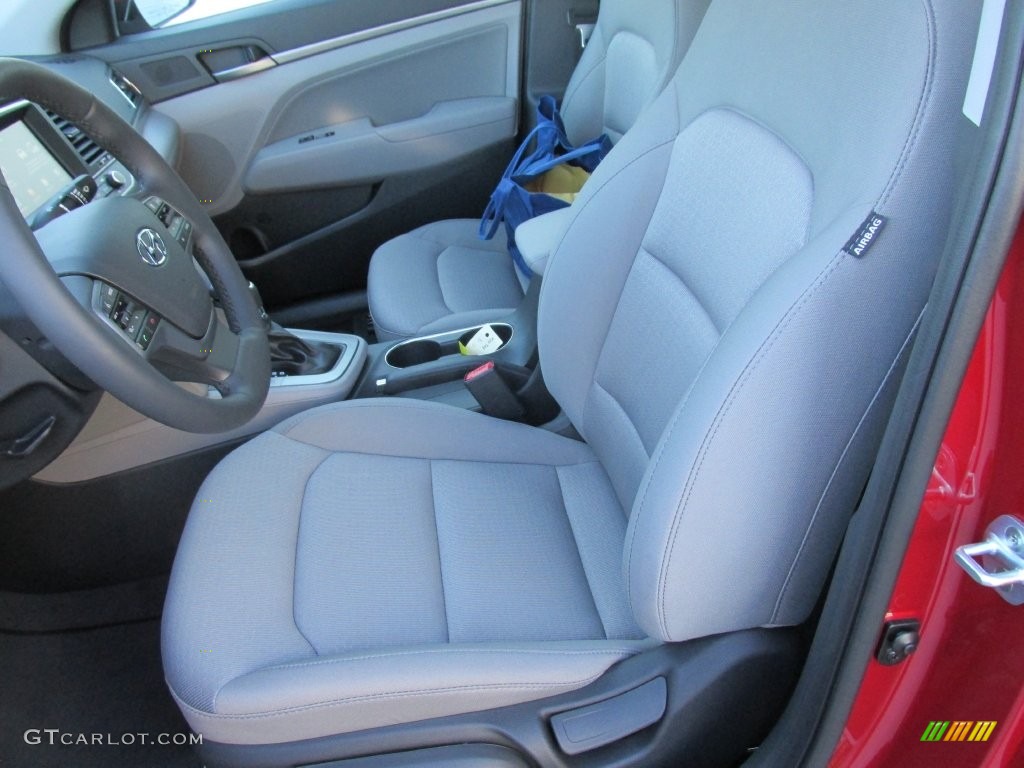 2017 Elantra SE - Red / Gray photo #21