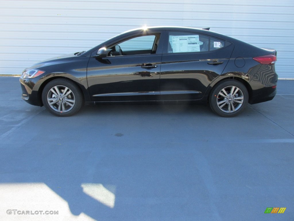 2017 Elantra SE - Black / Beige photo #6